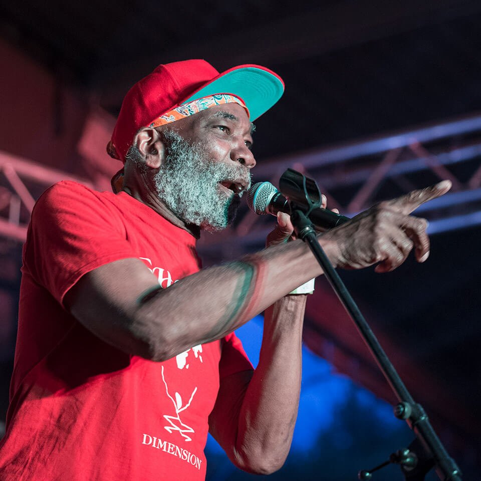 Dennis Bovell on Saturday's main stage
